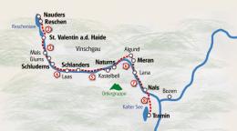7 day one week self-guided walk on Via Claudia Augusta. Dogs friendly tour. (1)